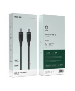 Green-Lion-USB-C-To-USB-C-PVC-Cable-Black-2