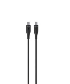 Green-Lion-USB-C-To-USB-C-PVC-Cable-Black